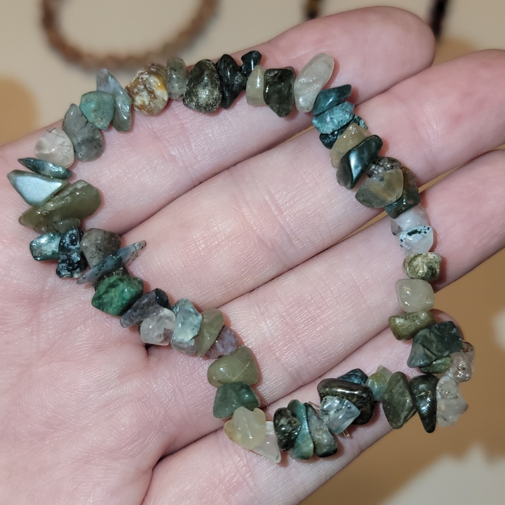 Bracelet: Moss Agate